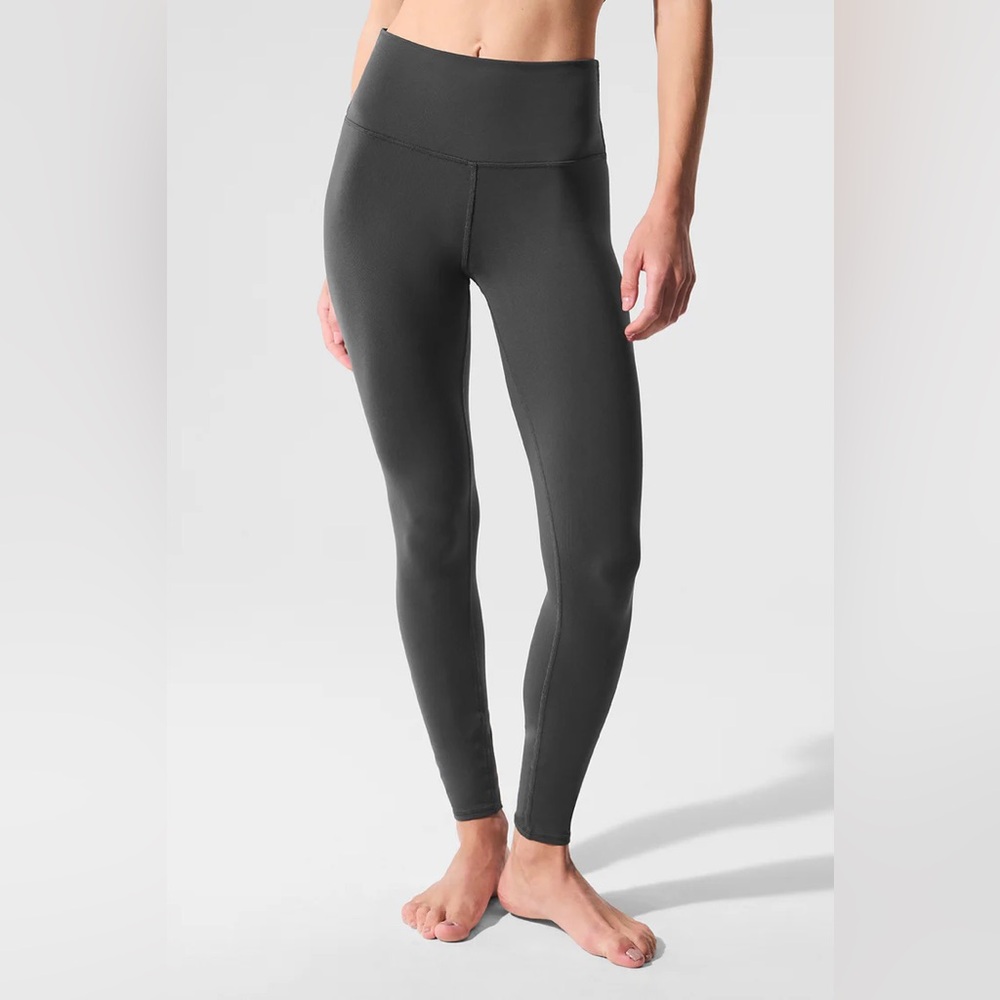 Alo High-Waist Airbrush Legging Anthracite S New